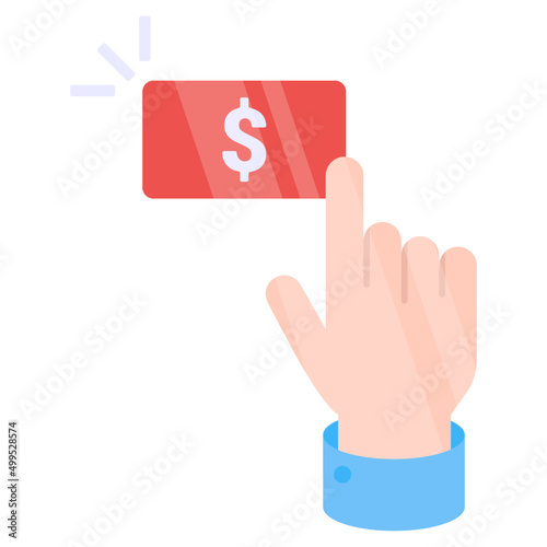 An icon design of pay per click