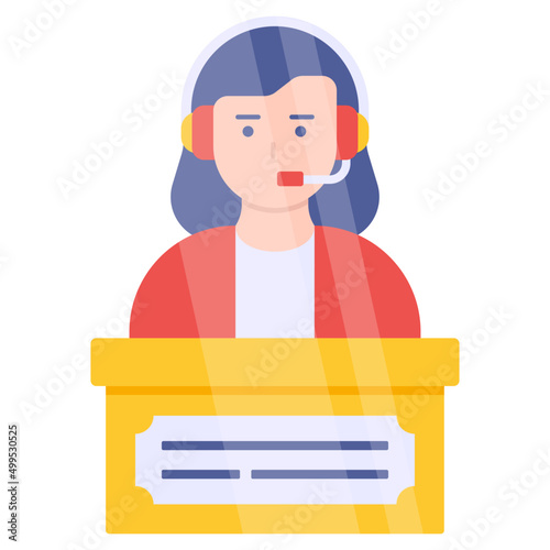 Editable design icon of csr