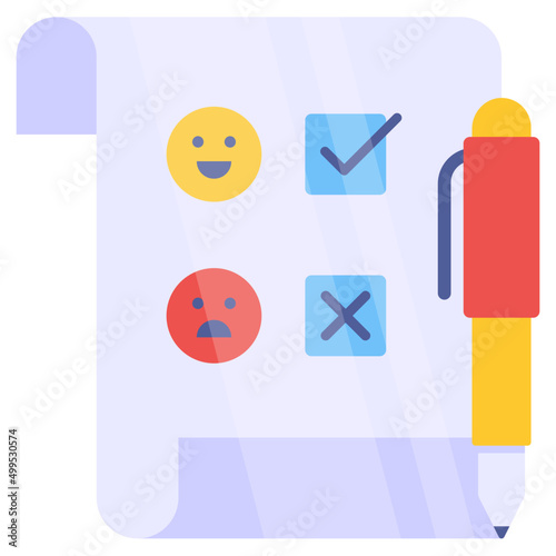 Premium download icon of feedback reaction