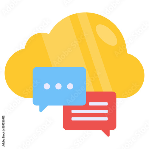 Perfect design icon of cloud hotspot