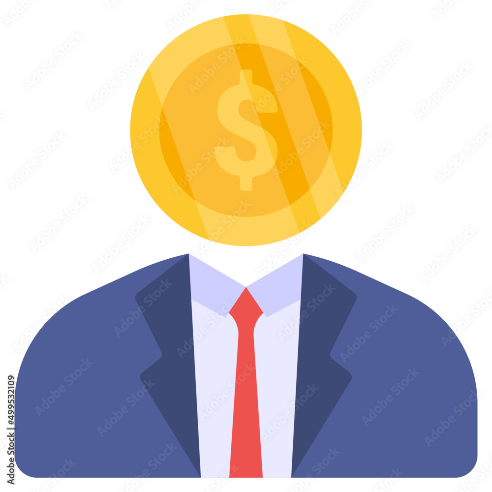 Perfect design icon of investor Perfect design icon of investor