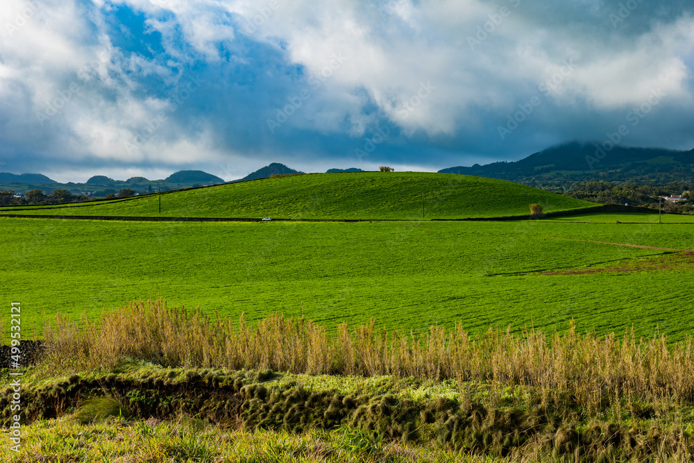 The Beautiful Landscape in Azores