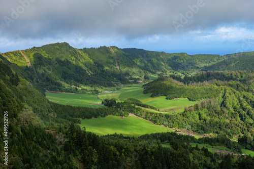 The Beautiful Landscape in Azores