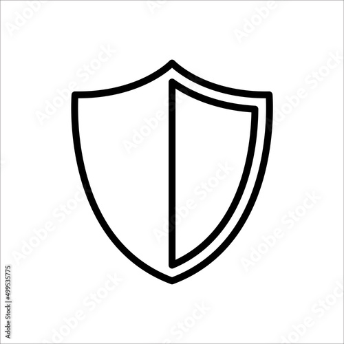 Free Download shield icon vector design template simple and clean - GFXLoad