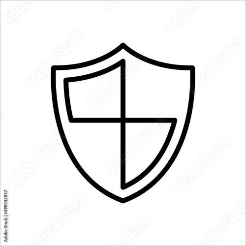 Free Download shield icon vector design template simple and clean - GFXLoad