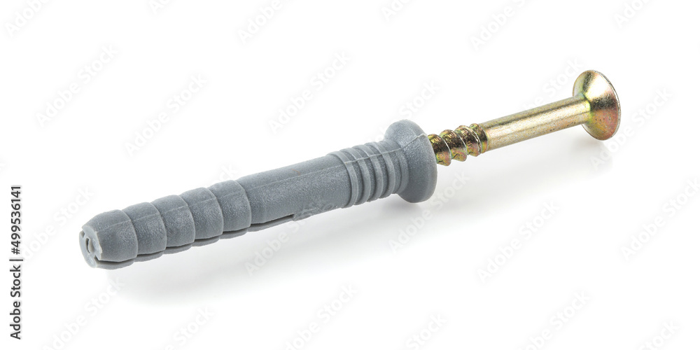 Self-tapping screw isolated on white background. Self-tapping screw isolated on white background.