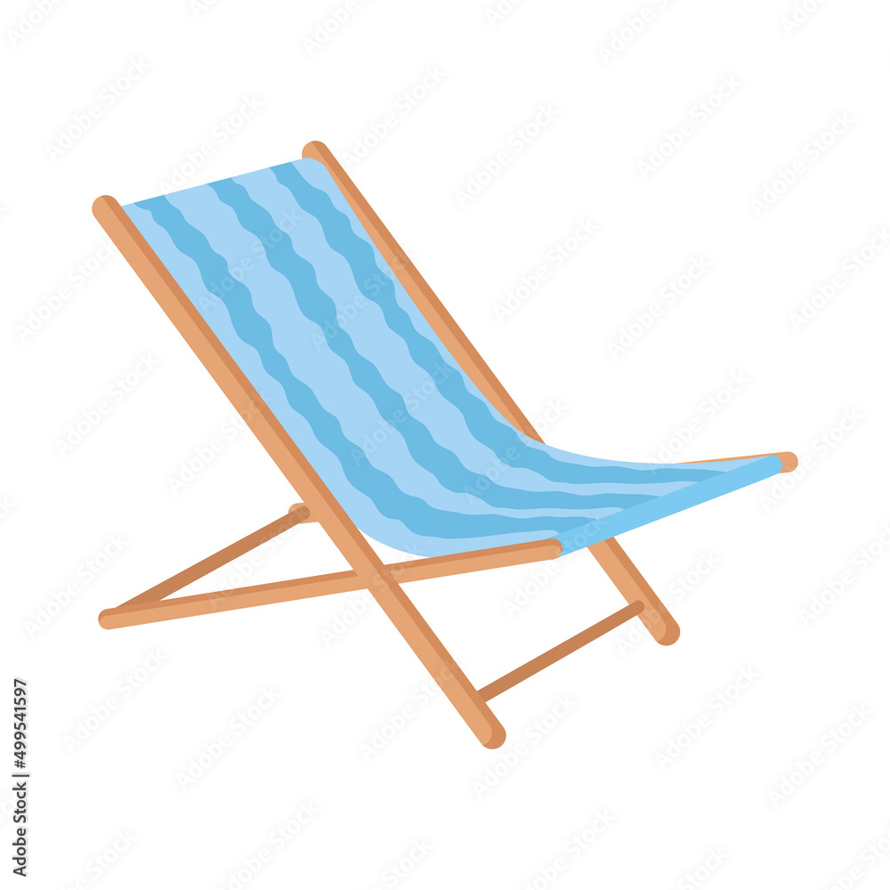 beach chair blue