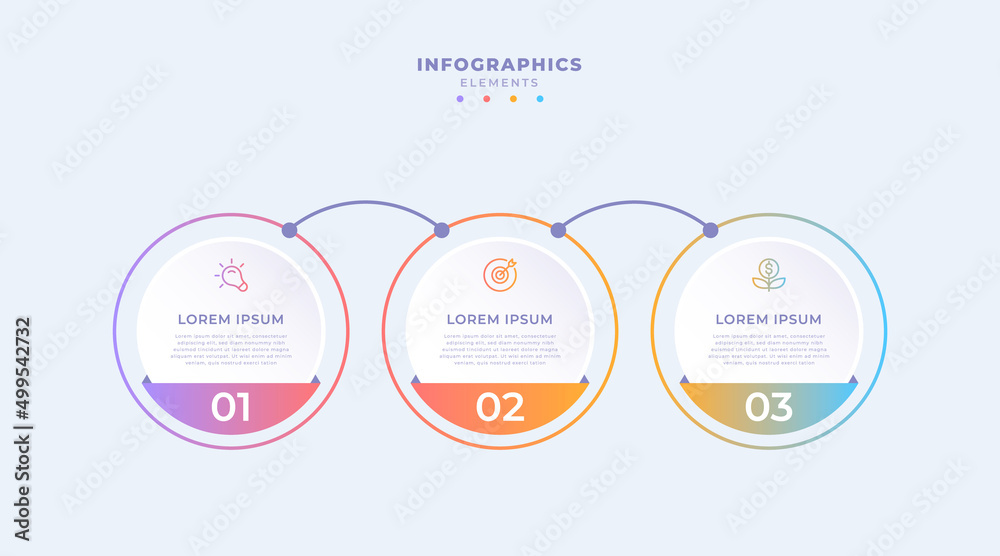 Modern business infographic template Modern business infographic template