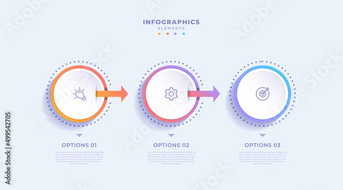 Gradient business infographic template