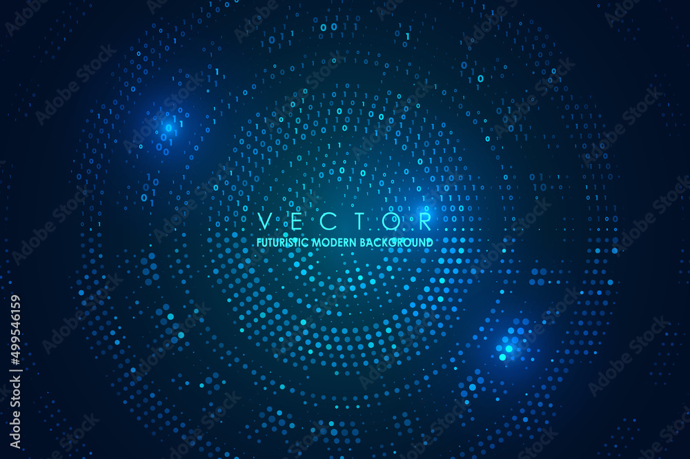 Abstract big data visualization Abstract big data visualization