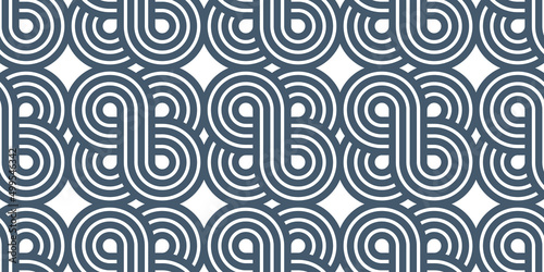Geometric seamless pattern, vector trendy vintage tiling endless background, geometrical decorative grid.