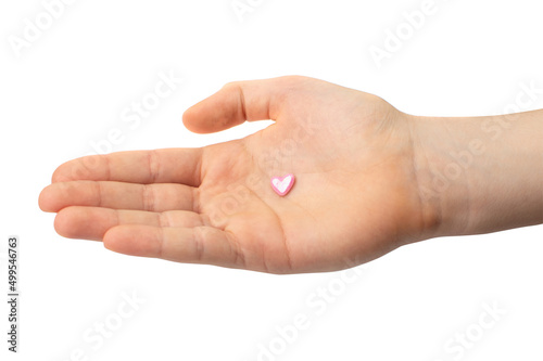 Pink Bead Heart
