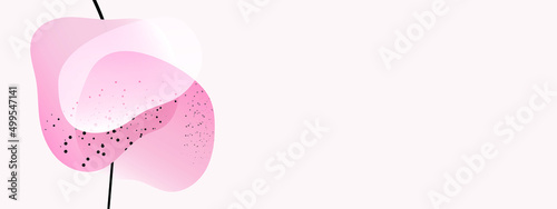 Muted, pastel pink background with space for text. Abstract vector rectangular illustration. Eps10.