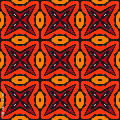 Illustration of tiles textured pattern