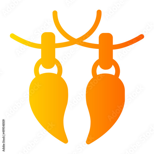 necklace gradient icon