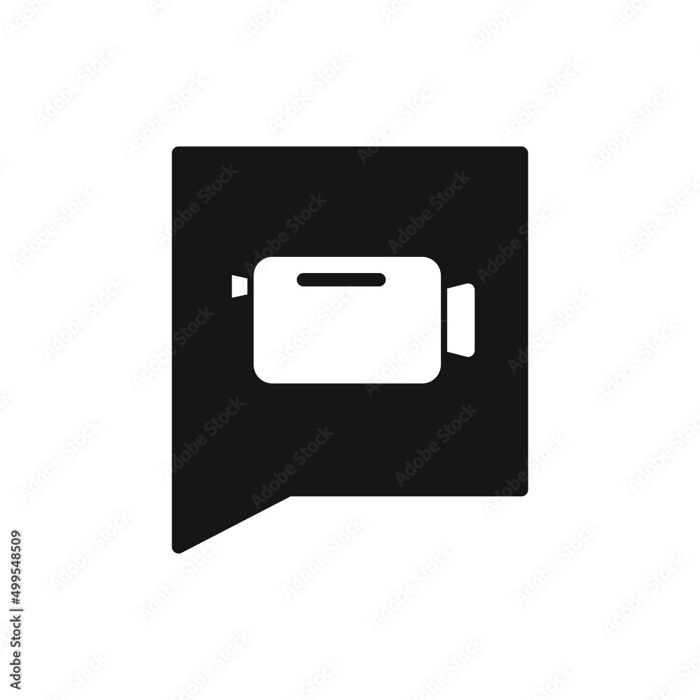 Video chat icon design. vector illustration Video chat icon design. vector illustration