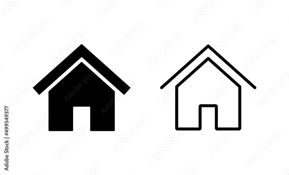 House icon vector. Home sign and symbol House icon vector. Home sign and symbol