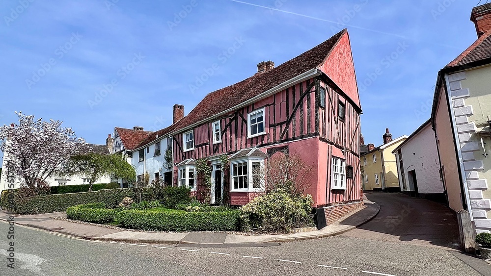 old houses Lavenham Suffolk England 