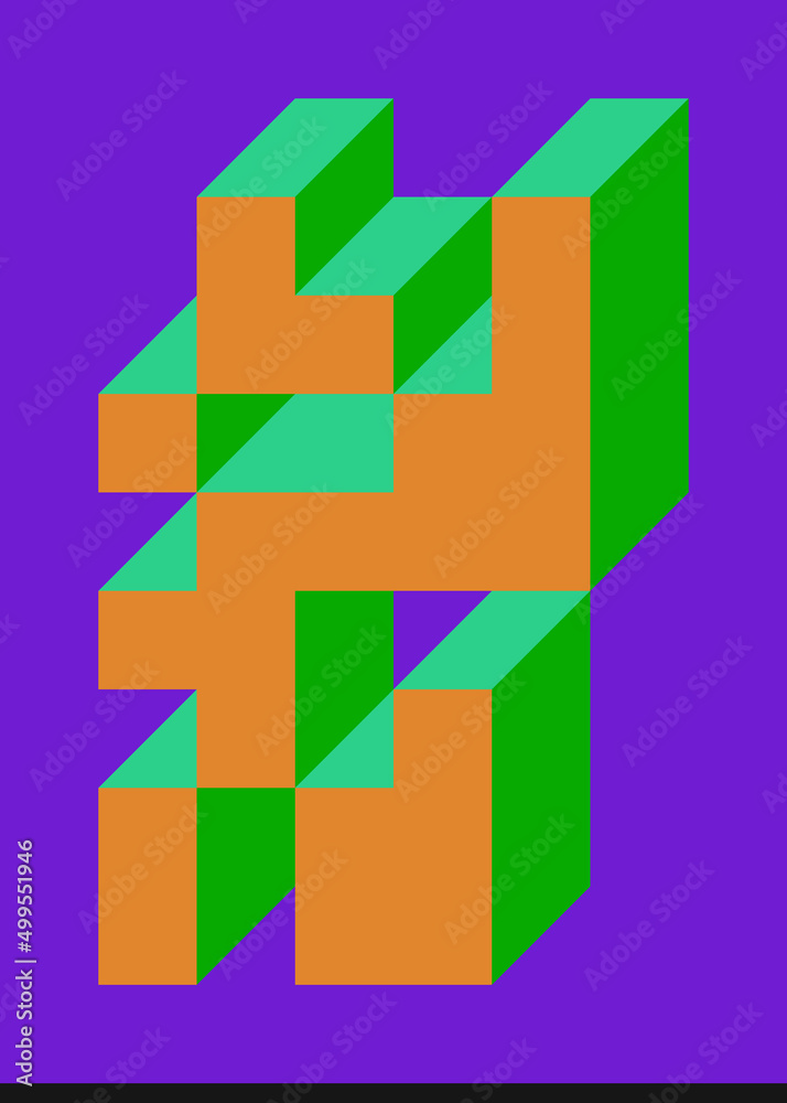 Implementation of Edward Zajec’s “Il Cubo” from 1971. Essentially a Truchet tile set of 8 tiles and rules for placement art illustration Implementation of Edward Zajec’s “Il Cubo” from 1971. Essentially a Truchet tile set of 8 tiles and rules for placement art illustration