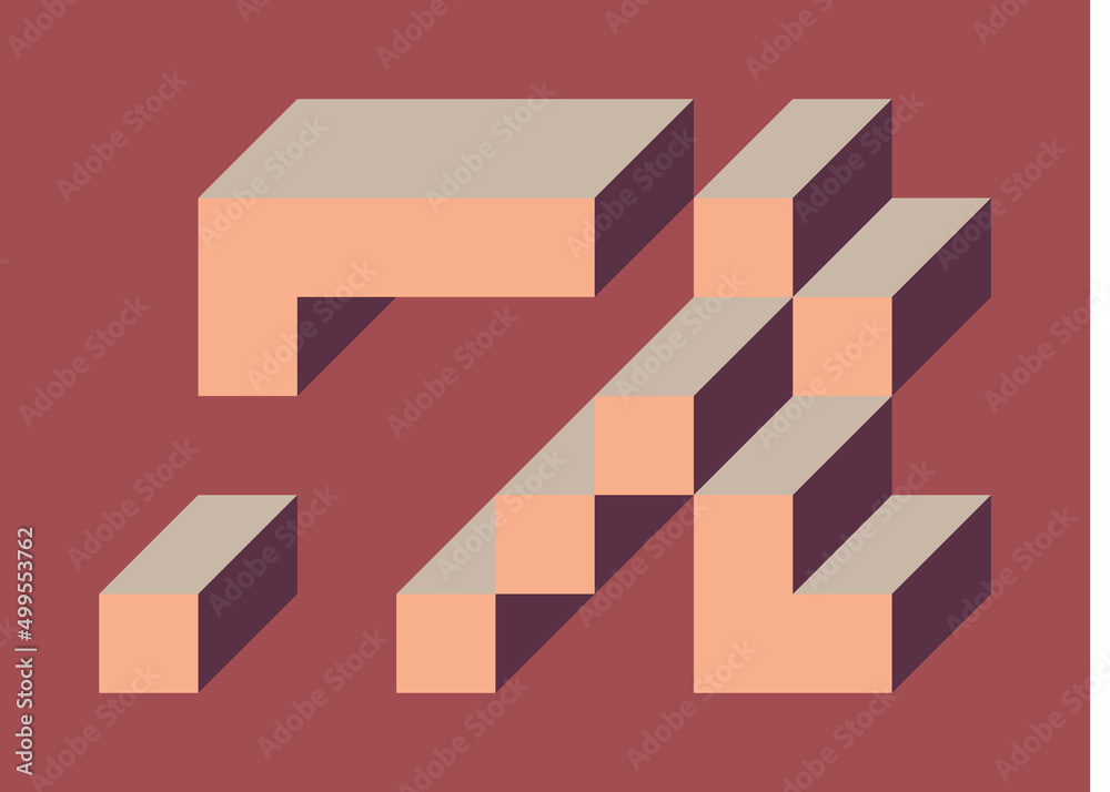 Implementation of Edward Zajec’s “Il Cubo” from 1971. Essentially a Truchet tile set of 8 tiles and rules for placement art illustration Implementation of Edward Zajec’s “Il Cubo” from 1971. Essentially a Truchet tile set of 8 tiles and rules for placement art illustration