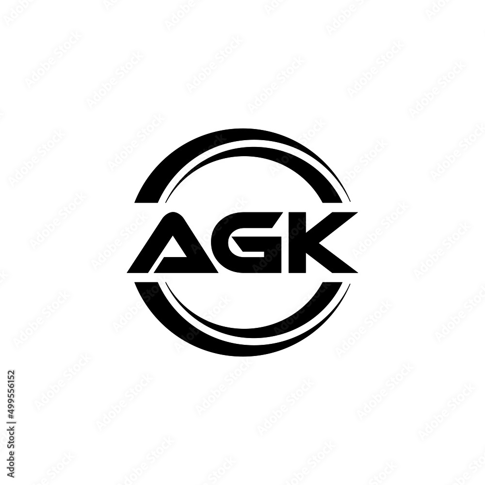 AGK letter logo design with white background in illustrator, vector logo modern alphabet font overlap style. calligraphy designs for logo, Poster, Invitation, etc. AGK letter logo design with white background in illustrator, vector logo modern alphabet font overlap style. calligraphy designs for logo, Poster, Invitation, etc.