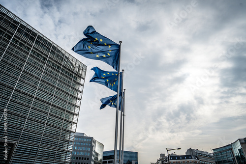 Flag of the European Union, Brussels, Belgium