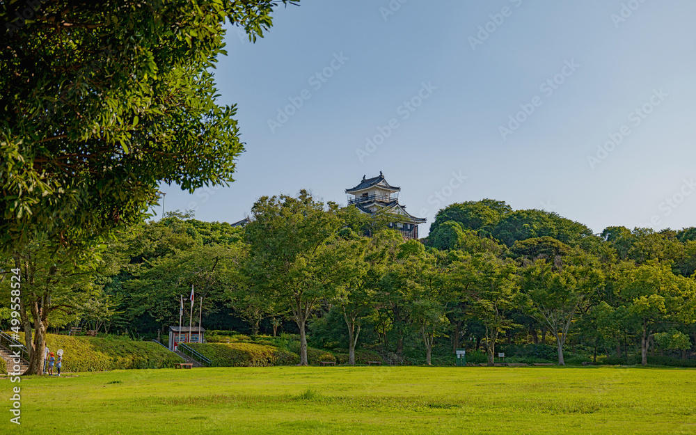 浜松城 天守閣の遠景