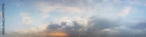 Fototapeta Naklejka Na Ścianę i Meble -  Perfect pastel color sky clouds background
