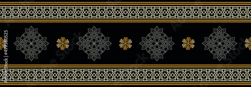 old antique pattern. oriental card and cover.	