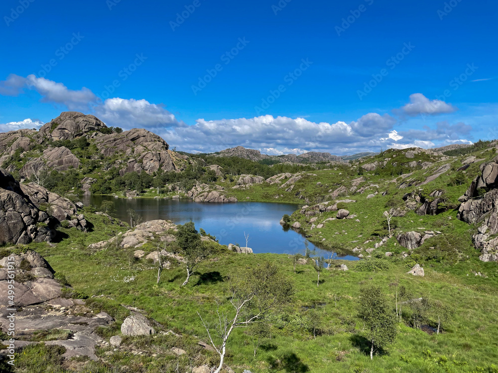 Seenlandschaft in Norwegen