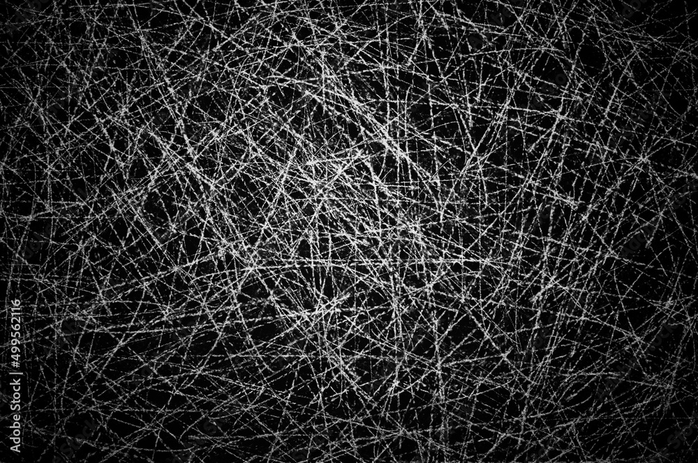 Fototapeta premium Silver web on a black canvas, silver threads, bacground