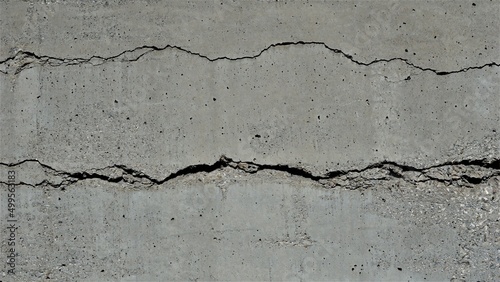 crack holes in concrete background