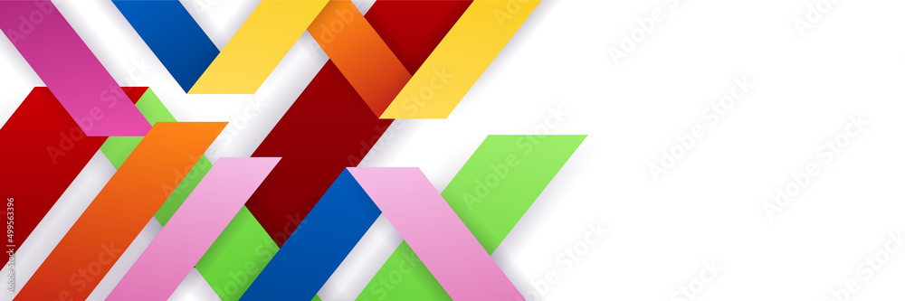 Abstract colorful banner background Abstract colorful banner background