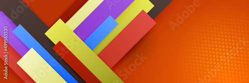 Free Download Abstract orange red colorful banner background. Vector abstract graphic design banner pattern background template. - GFXLoad