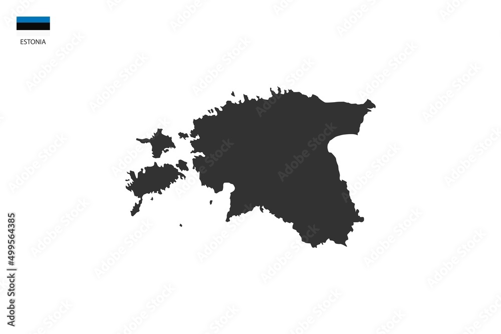 Estonia Black Shadow Map Vector On White Background And Country Flag   1000 F 499564385 7NJi0nJkt1VJ1udJ3KXYf88FKoKxfvqt 