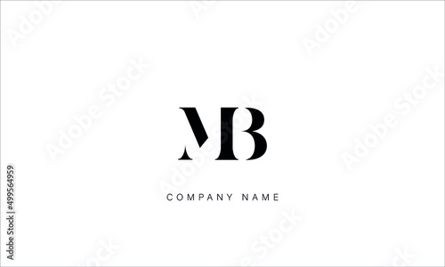 BM, MB, Letters Logo Monogram