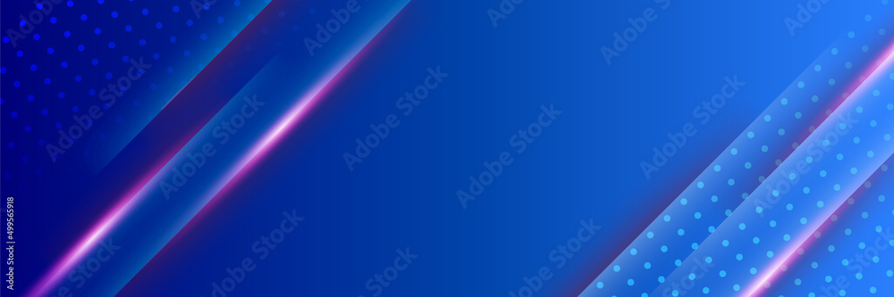 Fototapeta premium Abstract blue orange colorful banner background. Gradient Geometric abstract with blue colorful shape presentation design background. Vector abstract graphic design banner pattern background template.