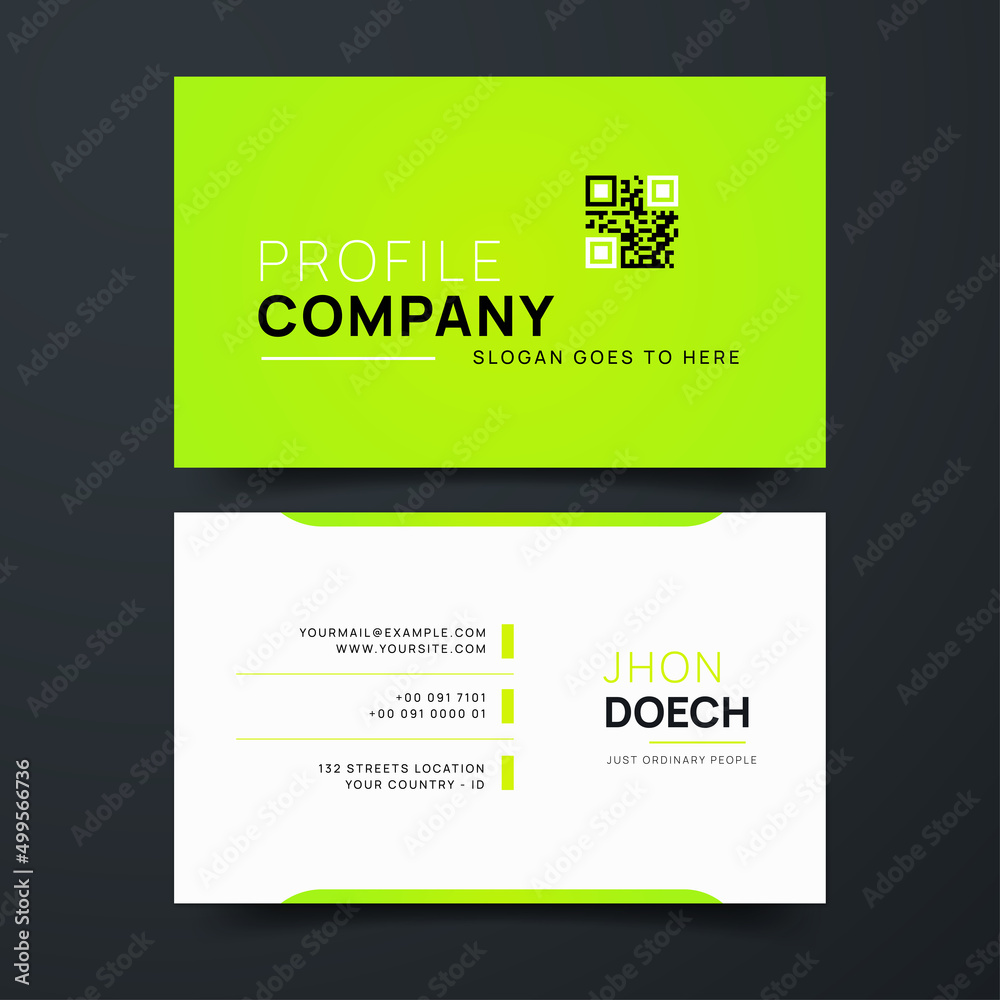 professional beatiful gradient green business visit cards professional beatiful gradient green business visit cards