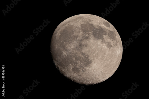 Full moon at night. Concept of astronomy, astrology, science.