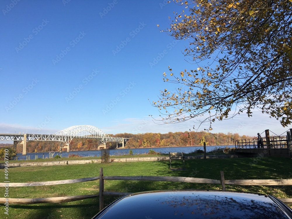 Fototapeta premium view of the river