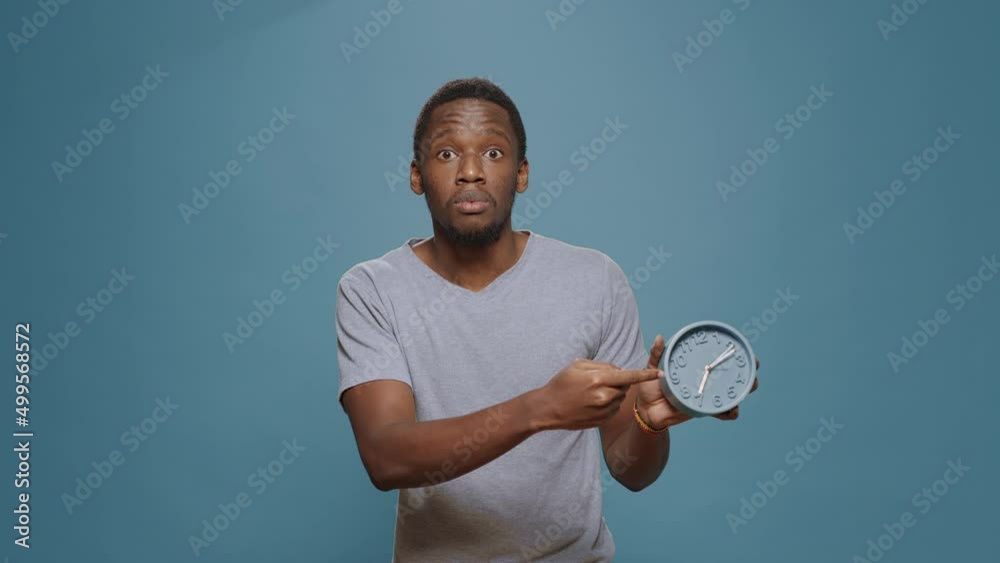 On the time being. Impatient person. times for checking.