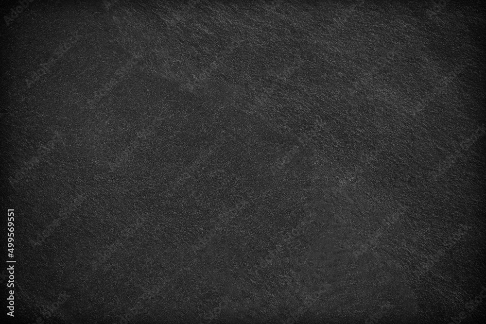 Fototapeta premium Dark grey black slate background or texture.
