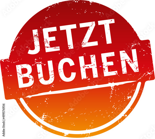 Sticker jetzt buchen zerkratzt