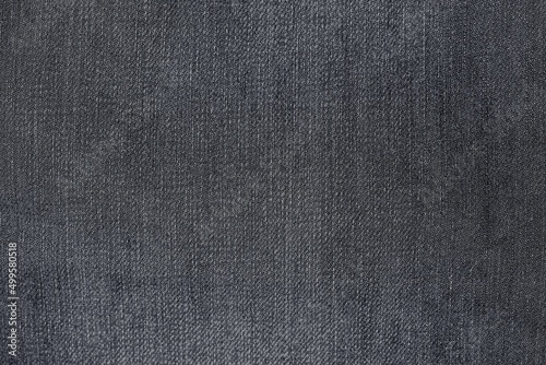 Detail of black jeans