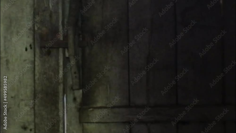Javanese ancient house with mystical nuances. spooky house rooms with alternating lights on and off. Javanese ancient house with mystical nuances. spooky house rooms with alternating lights on and off.