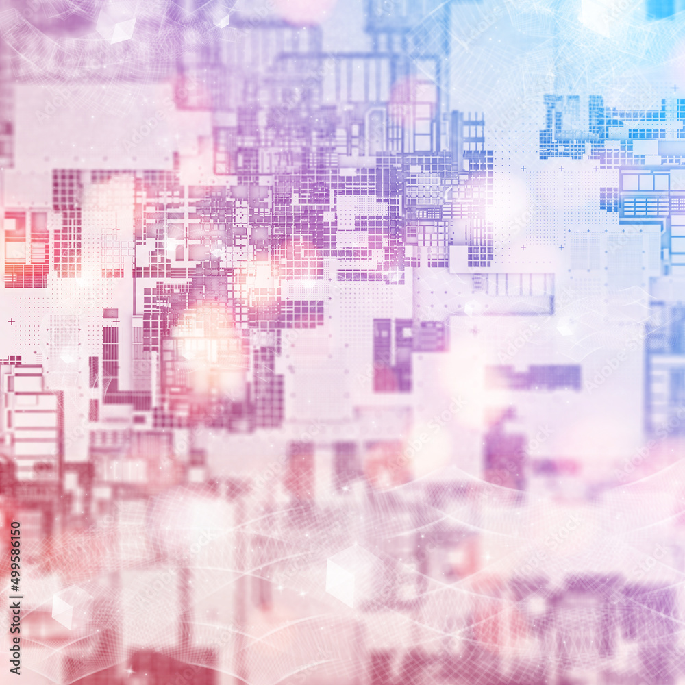 3d render, illustration of motherboard, silicon components, chip, big data, futuristic abstract concept of internet and information technology with lens flare and depth of field effect. 3d render, illustration of motherboard, silicon components, chip, big data, futuristic abstract concept of internet and information technology with lens flare and depth of field effect.
