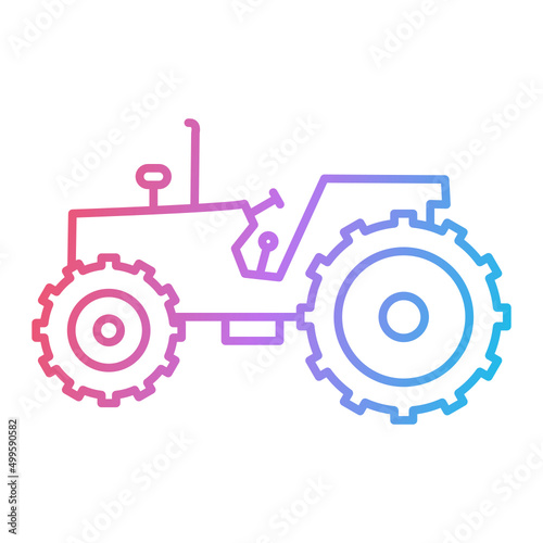 Tractor Icon Design