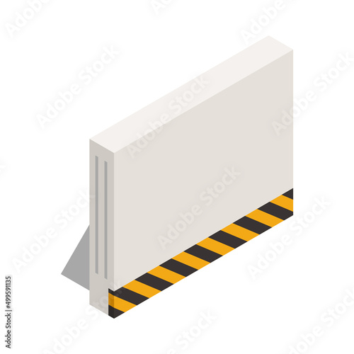 Barrier Isometric Icon