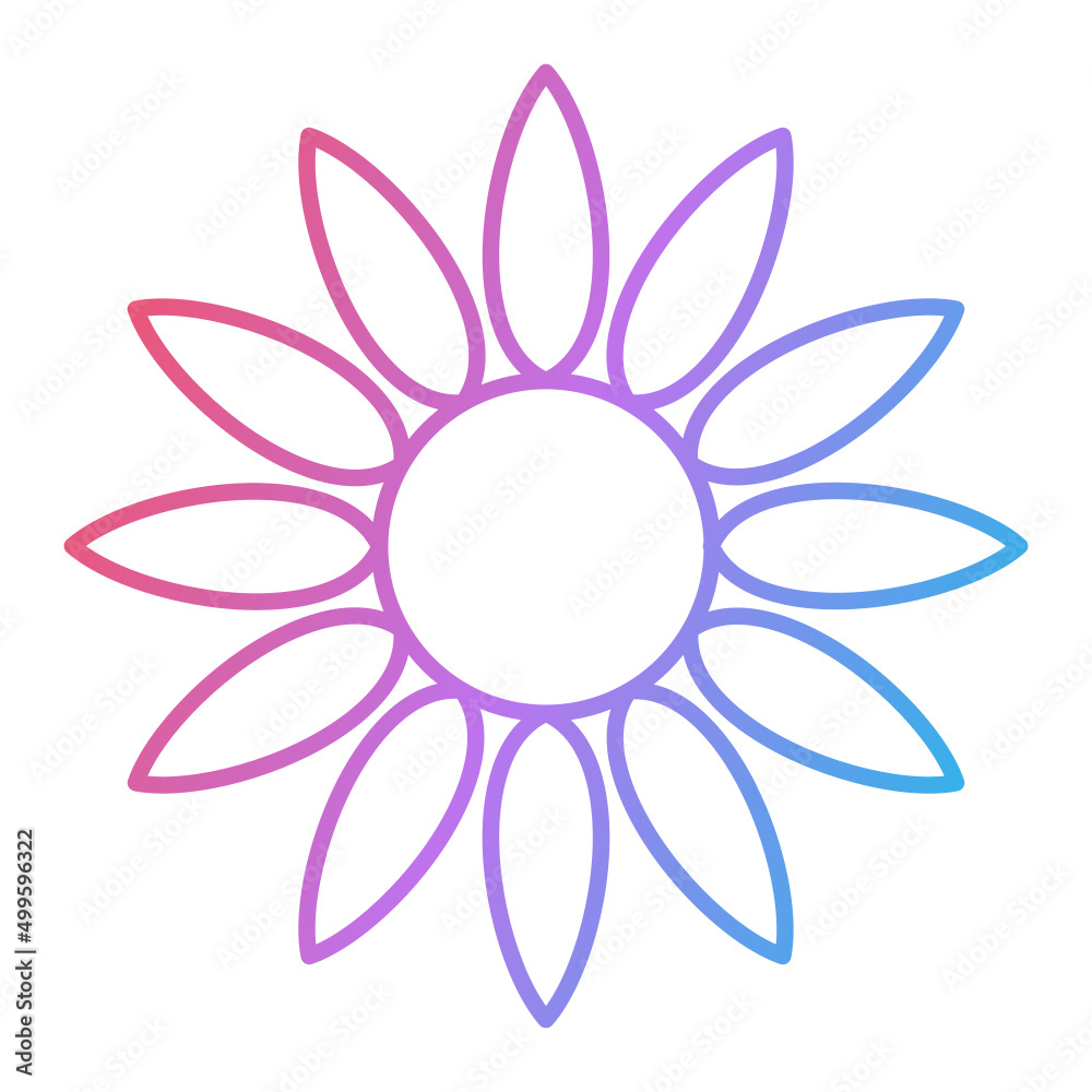 Sunflower Icon Design Sunflower Icon Design