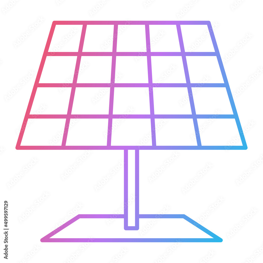 Solar Panel Icon Design